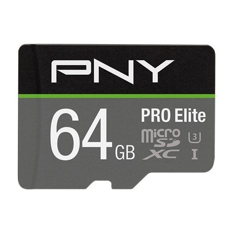 "CARD 64GB PNY PRO Elite MicroXC 100MB/s +Adapter"