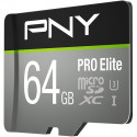 64GB PNY PRO Elite MicroSDXC 100MB/s +Adapter