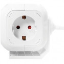 USB Charger Power Cube Steckdose AC 250V 2xUSB 4xSteckdose Kabellänge 1,4m LogiLink White
