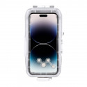 Plastic waterproof phone case Puluz for iPhone 14 Plus/Pro Max/13 Pro Max/12 Pro Max/11 Pro Max (whi