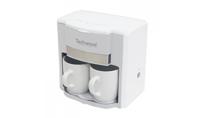 2-cup pour-over coffee maker Techwood (white)