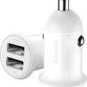 Baseus Grain Pro Car Charger 2x USB 4.8A (white)