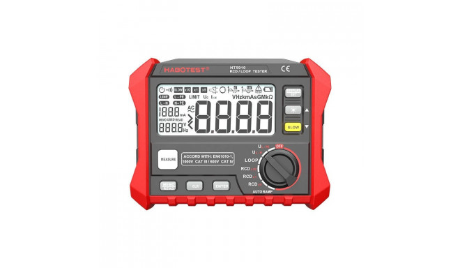 Digital RCD / Loop Resistance Tester Habotest HT5910