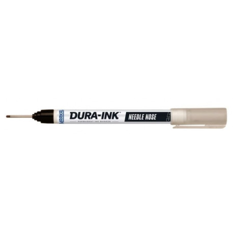 Markal DURA-INK 5 ink marker – 1/32 in extended micro tip, black, permanent ink, versatile surface m