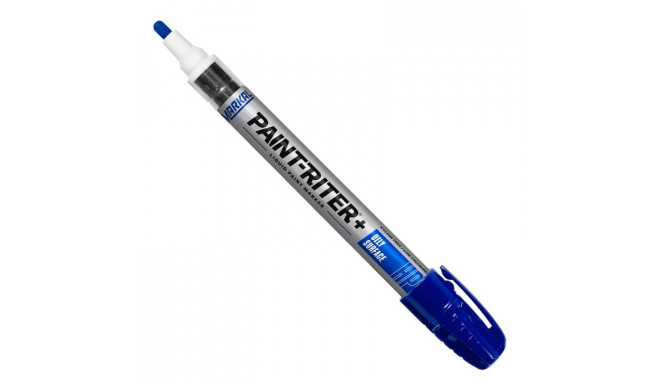 Markal Pro-Line HP liquid paint marker – 3 mm tip, blue, xylene-free, durable metal barrel, industri