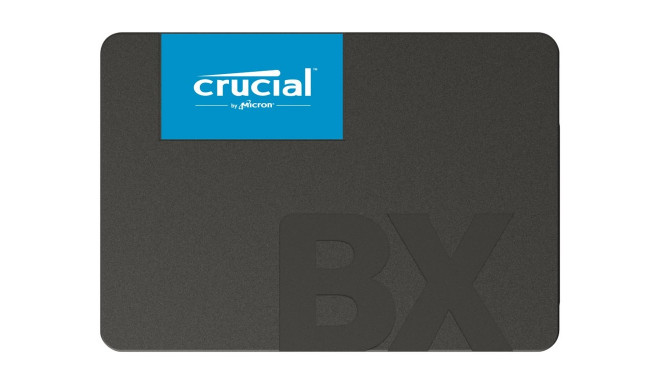 Crucial  SSD||BX500|500GB|SATA 3,0|Write speed 500 MBytes/sec|Read speed 550 MBytes/sec|2,5"|TBW 120