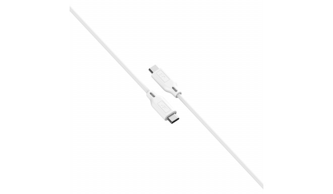 Silicon Power kaabel USB-C - USB-C Boost Link 1m, valge (LK15CC)