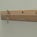 Wall rack AALBORG 100x2,3xH8,3cm, oak