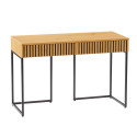 Desk HAMPTON 120x50xH79cm, melamine with oak bark