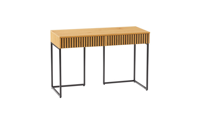 Desk HAMPTON 120x50xH79cm, melamine with oak bark