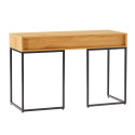 Desk HAMPTON 120x50xH79cm, melamine with oak bark