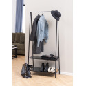 Clothes rack SEAFORD 77x37xH165cm, black