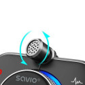 Savio TR-14 Transmiter FM z Bluetooth i ładowarką PD 87.6 - 107.9 MHz Bluetooth/USB Black