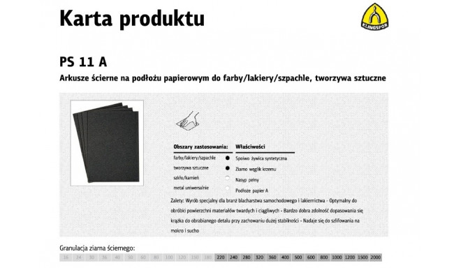 K.WATER LIIVAPABER P 800 PS11A/50 tk.