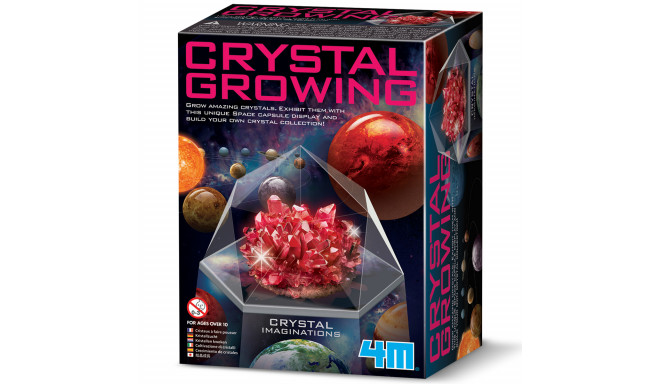 4M Kristallide kasvatamise komplekt - punane