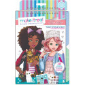 MAKE IT REAL Fashion design sketchbook "Pretty kitty"