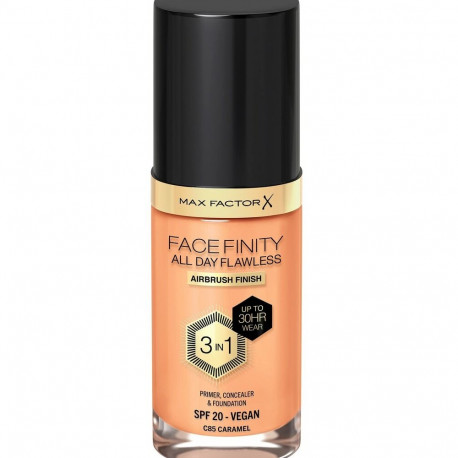 Crème Make-up Base Max Factor Facefinity 3-in-1 Spf 20 Nº 85-caramel 30 ml