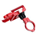 Bike holder for mobile phone GUB G30 Aluminium red