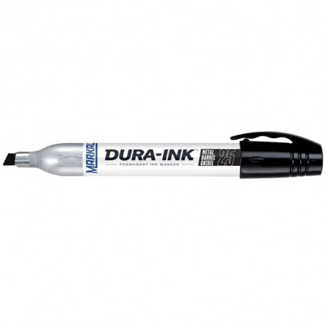 Markal Dura-Ink 25 permanent ink marker – large chisel tip 3 mm & 6 mm, xylene-free, smear- and wate