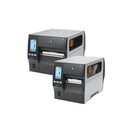 Zebra ZT411, 24 dots/mm (600 dpi), peeler, rewinder, disp. (colour), RTC, USB, RS232, BT, Ethernet, 