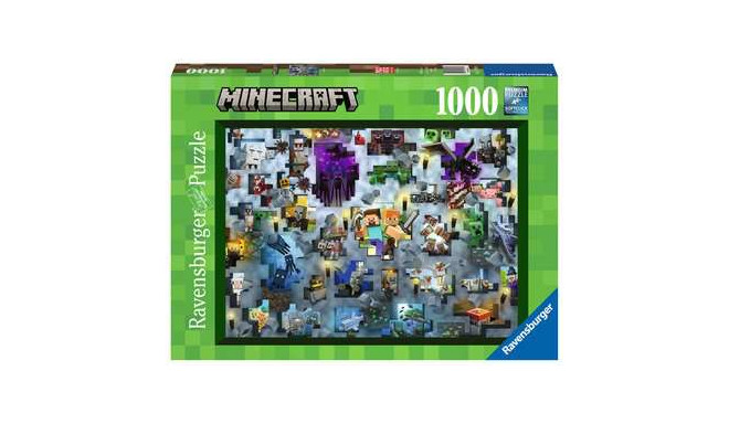 Puzzle 1000 elements Minecraft Challenge