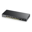 GS1100-10HP-EU0102F 120W PoE 8xGigabit 2xFiber Uplilk Switch