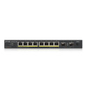 GS1100-10HP-EU0102F 120W PoE 8xGigabit 2xFiber Uplilk Switch