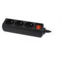 UPS power strip 3FR/16A/C14/0.6m/black