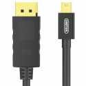 Unitek kaabel miniDisplayPort - DisplayPort M/M 2m (Y-C611BK)