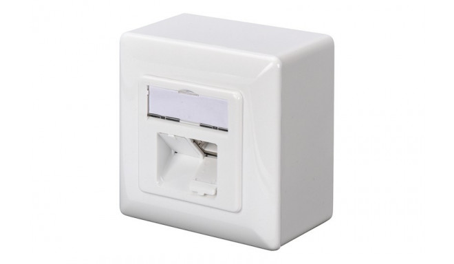 Cat.5e Shielded Dual RJ45 LSA Wall Outlet