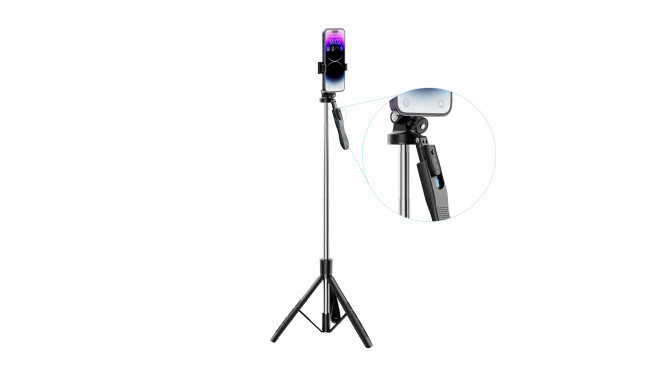 XO  Selfie Stick BT Tripod SS15 180cm, black