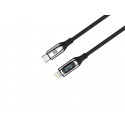 Forever LCD cable USB-C - Lightning 1,0 m 27W black