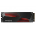 SSD|SAMSUNG|990 PRO with Heatsink|4TB|M.2|PCIe Gen4|NVMe|TLC|Write speed 6900 MBytes/sec|Read speed 