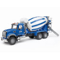 BRUDER cement mixer truck MACK Granite, 02814