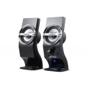 Audiocore AC805 loudspeaker 2-way Black, Silver Wired 3 W