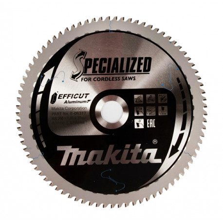 lõikeketas alumiiniumile MAKITA Efficut 260x30x1.85 81T