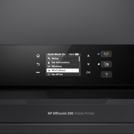 "T HP Officejet 200 Mobile Tintenstrahldrucker A4/USB/WLAN"