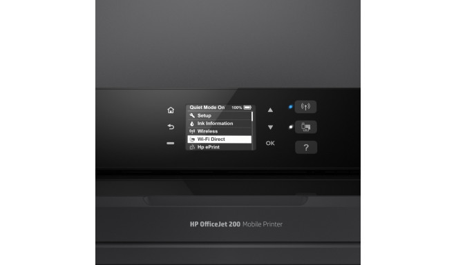 "T HP Officejet 200 Mobile Tintenstrahldrucker A4/USB/WLAN"