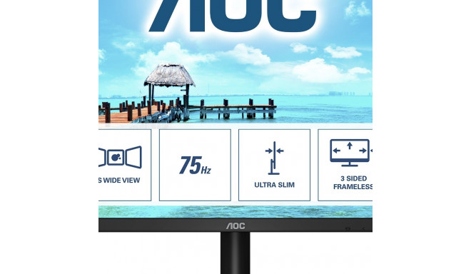 "68,6cm/27'' (1920x1080) AOC 27B2H 8ms 16:9 VGA HDMI VESA Full HD Black"