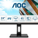 61cm/24" (1920x1080) AOC 24P2Q 16:9 4ms HDMI DVI VGA DisplayPort VESA Pivot Speaker Full HD Black