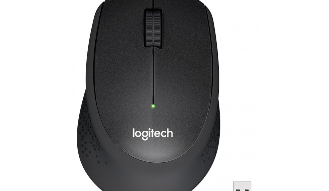 Logitech wireless mouse M330 Silent Plus, black
