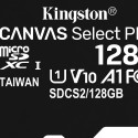 128GB Kingston Canvas Select Plus MicroSDXC 100MB/s +Adapter