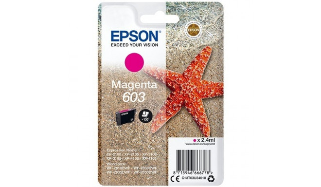 "Epson Tinte 603 C13T03U34010 Magenta bis zu 130 Seiten"