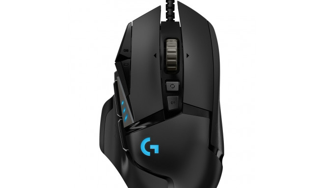 "Logitech G502 Gaming Mouse (Hero) USB black"