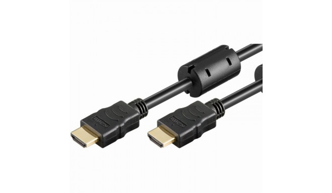 "HDMI (ST-ST) 3m HighSpeed Anschlusskabel 4K Schwarz"