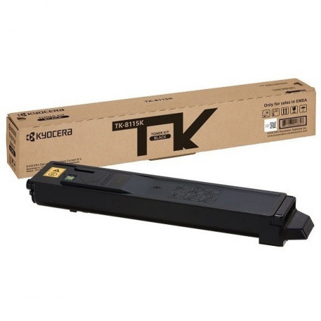 "Kyocera Toner TK-8115K Schwarz bis zu 12.000 Seiten gem. ISO/IEC 19798"