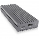 M.2 zu USB 3.1 Host, Aluminium, M-Key Sockel, NVMe RaidSonic