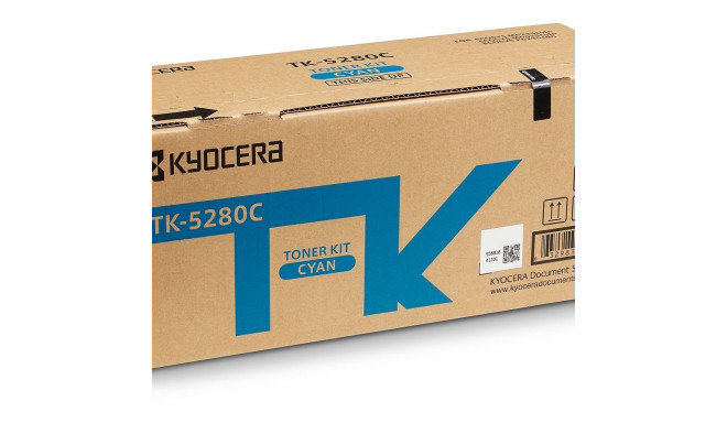 "Kyocera Toner TK-5280C Cyan bis zu 11.000 Seiten gem. ISO/IEC 19798"