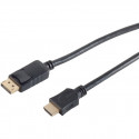 "DisplayPort 1.2 > HDMI (ST-ST) 3m Adapterkabel 4K Schwarz"