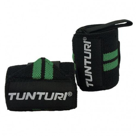 Tunturi Wrist Wraps, Green, 2pcs